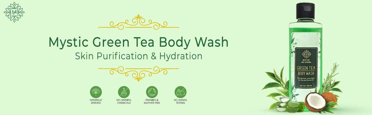 Mystic Green Tea & Lemon Grass Body wash