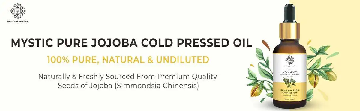 Mystic Pure Ayurveda Cold Pressed Jojoba Oil