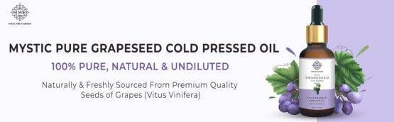 Mystic Pure Ayurveda Cold pressed Grapeseed Oil
