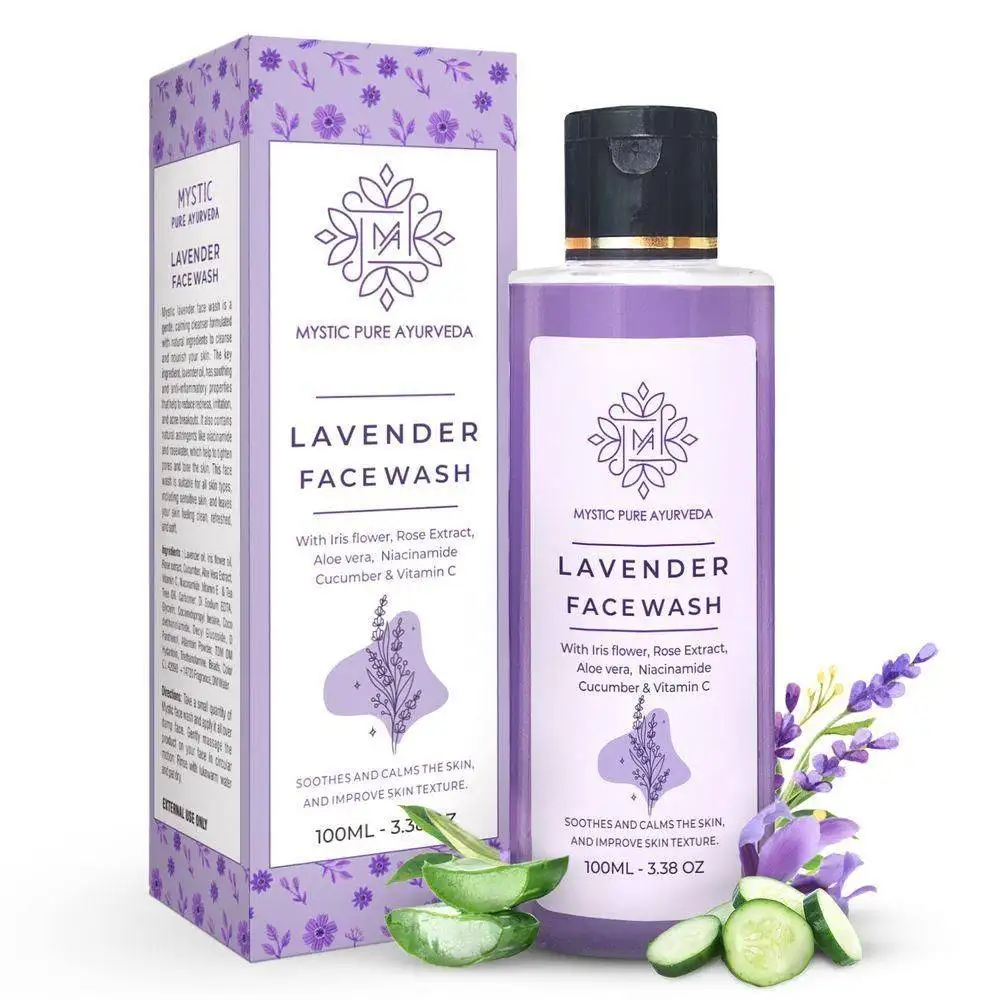 Lavender & niacinamide face wash